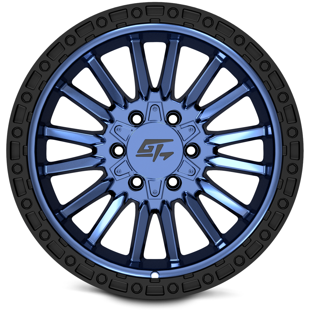 GT OFFROAD CHAMBER 18.0x10.0 8x165.1/8x180 Black Ring / Midnight Blue Centre