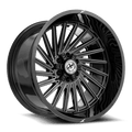 XF OFFROAD XF-239 24x12 6x135/6x139.7 -44 Gloss Black Milled