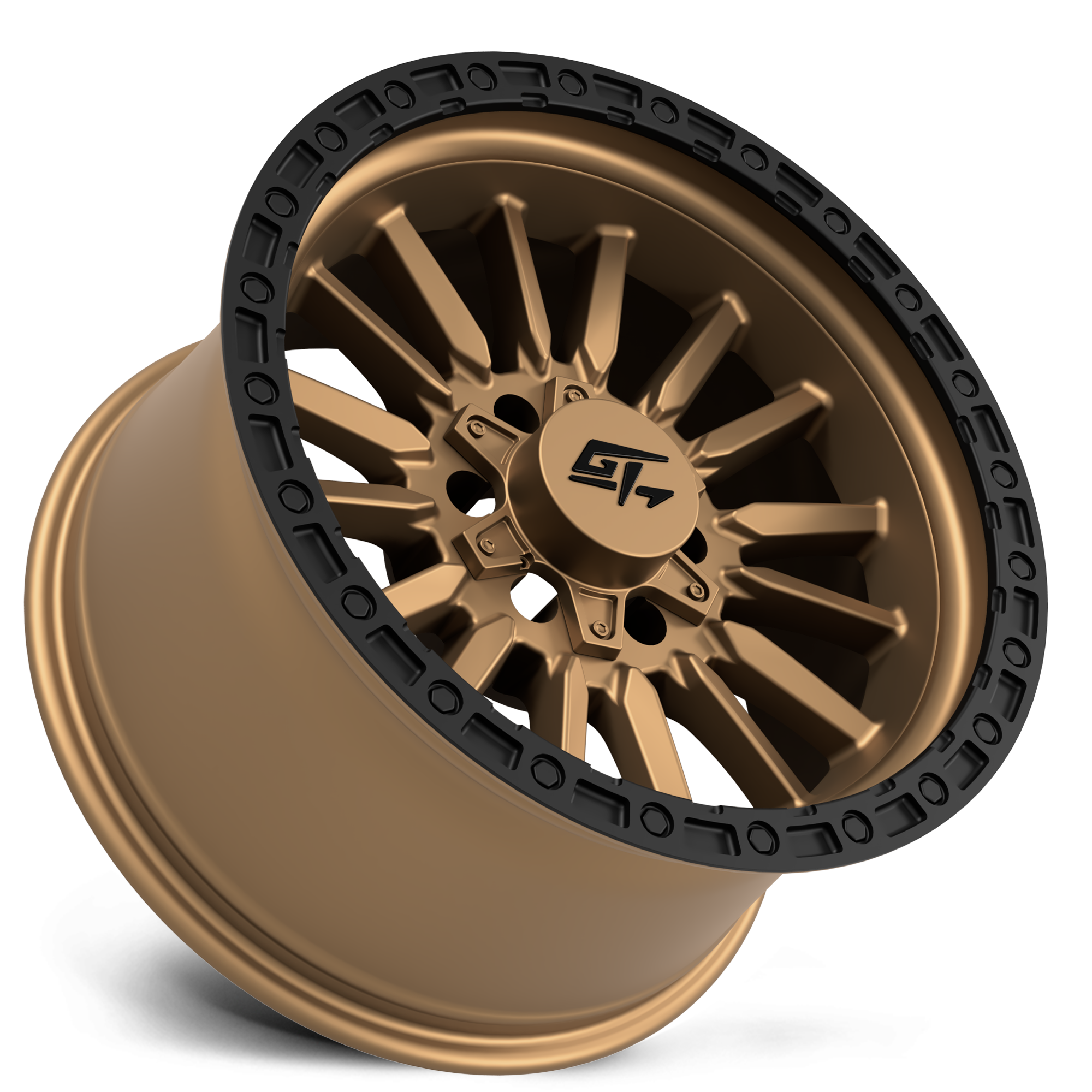 GT OFFROAD CHAMBER 17.0x10.0 6x135/6x139.7 Black Ring / Matte Bronze Centre