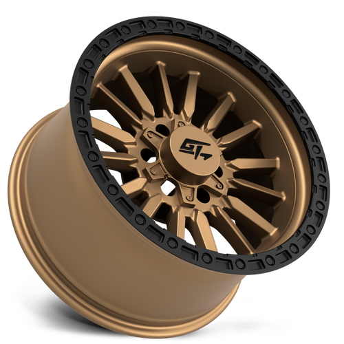 CHAMBER 17x10 5x127/5x139.7 -18 Black Ring / Matte Bronze Centre