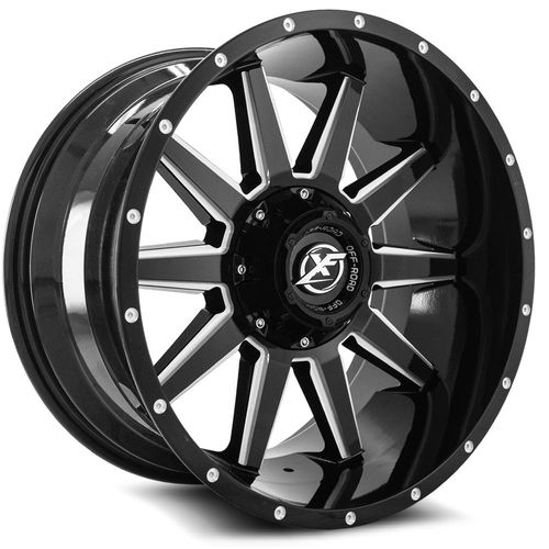 XF OFFROAD XF-219 20.0x10.0 6x135/6x139.7 Gloss Black Milled