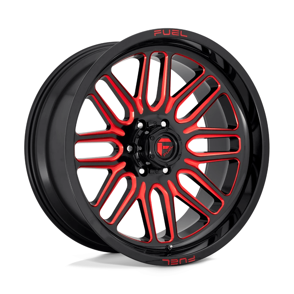 FUEL OFF-ROAD D663 IGNITE 22.0x12.0 8x170 GLOSS BLACK RED TINTED CLEAR