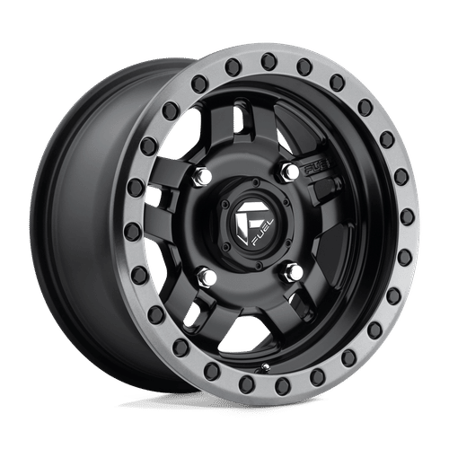 FUEL OFF-ROAD D557 14.0x7.0 4x110 MATTE BLACK GUN METAL RING