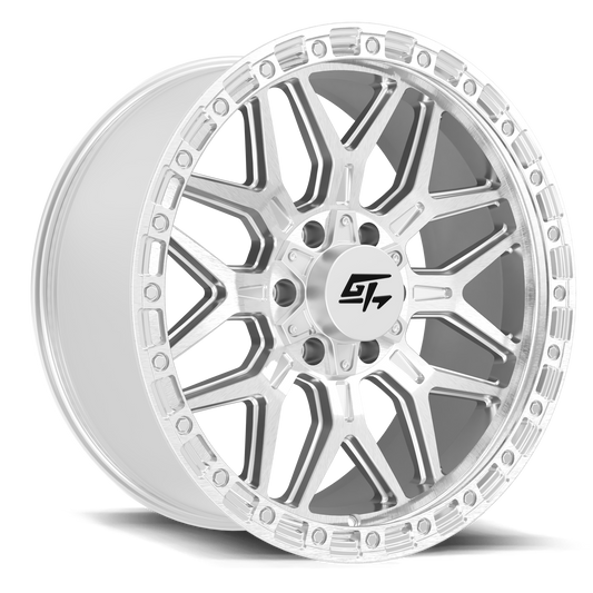 Revolt 18x9 5x127 / 5x139.7 -12 Hyper Silver Machined Face