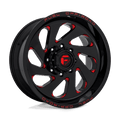FUEL OFF-ROAD D638 VORTEX 22.0x12.0 5x127 GLOSS BLACK RED TINTED CLEAR