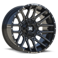 TWISTED OFF-ROAD TW3 22.0x10.0 8x165.1/8x170 Gloss Black Milled