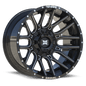 TWISTED OFF-ROAD TW3 20x9 6x135/6x139.7 12 Gloss Black Milled