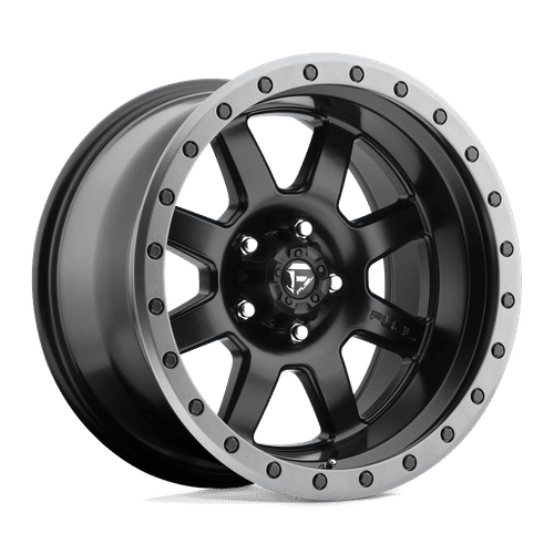 FUEL OFF-ROAD D551 18.0x10.0 5x127 MATTE BLACK GUN METAL RING