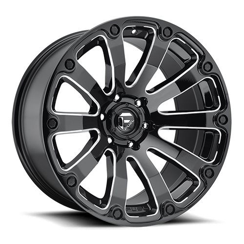 FUEL OFF-ROAD D598 DIESEL 20.0x10.0 8x165.1 GLOSS BLACK MILLED