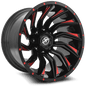 XF OFFROAD XF-224 20x9 6x135/6x139.7 0 Gloss Black Milled Red