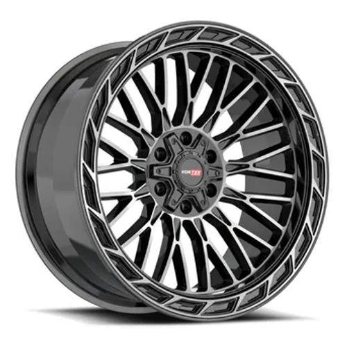 VORTEK VRP-502 20.0x10.0 6x135/6x139.7 Black Diamond Cut W/ Dark Tint
