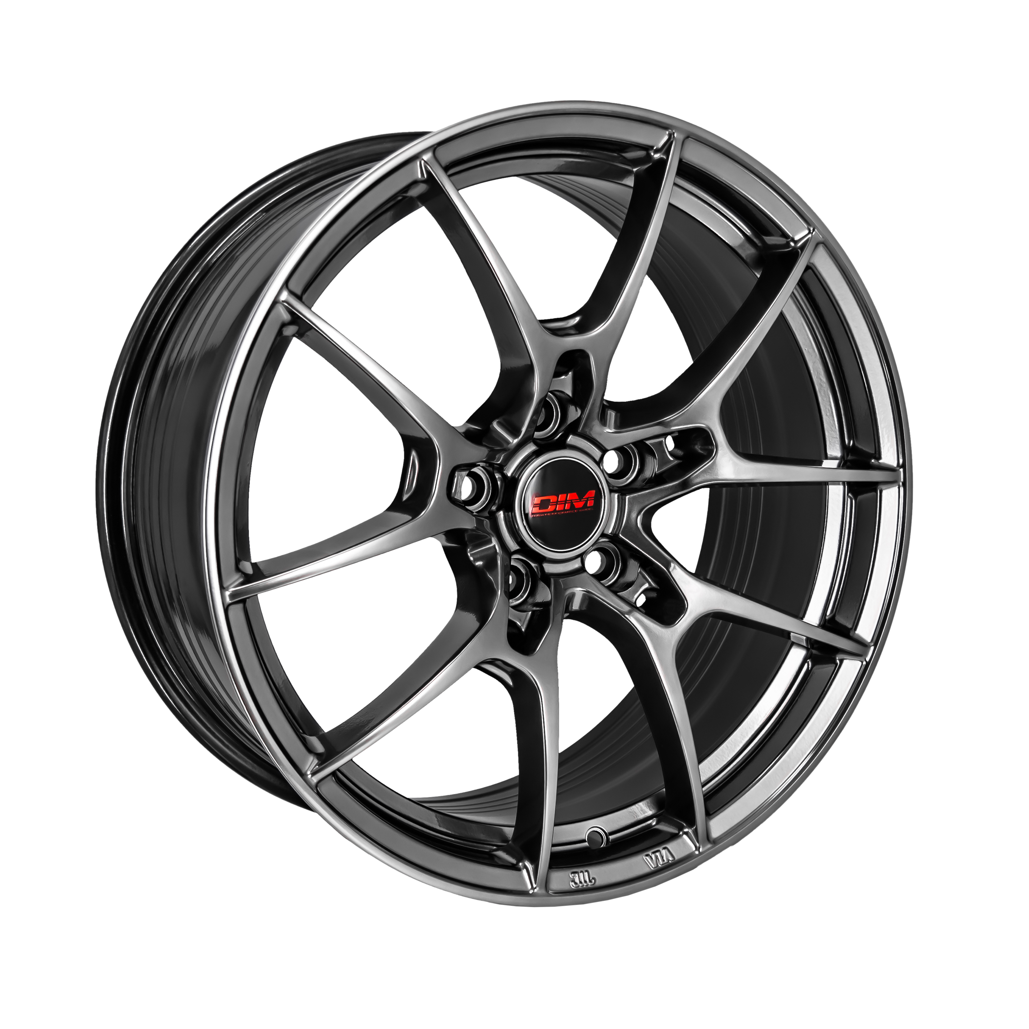 DIM WC001 17.0x7.5 5x112 Grey Silver Lip