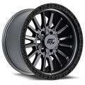 GT OFFROAD CHAMBER 18.0x10.0 6x135/6x139.7 Matte Gunmetal Centre / Black Ring