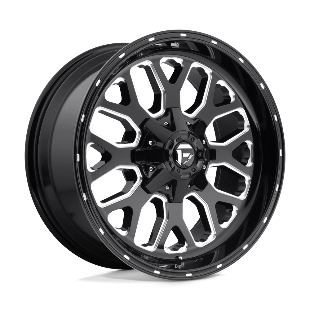 FUEL OFF-ROAD D588 TITAN 20.0x10.0 6x135/6x139.7 GLOSS BLACK MILLED