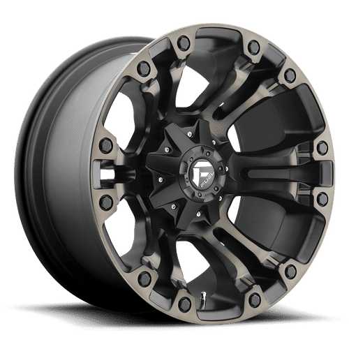 FUEL OFF-ROAD D569 22.0x10.0 6x135/6x139.7 MATTE BLACK DOUBLE DARK TINT