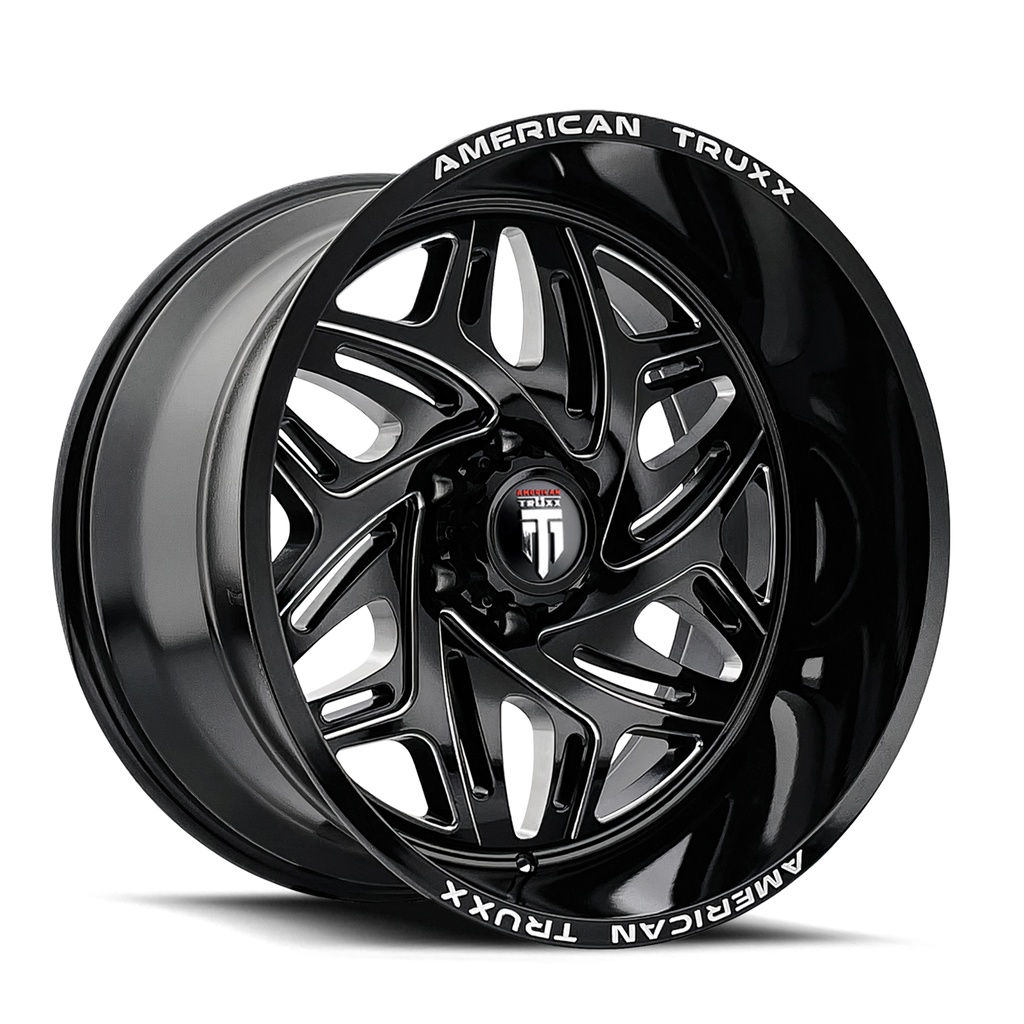 AMERICAN TRUXX EUPHORIA AT1914 BLACK MILLED 20X10 5-127 -19MM 78.1MM