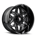 AMERICAN TRUXX EUPHORIA AT1914 BLACK MILLED 20X10 5-127 -19MM 78.1MM