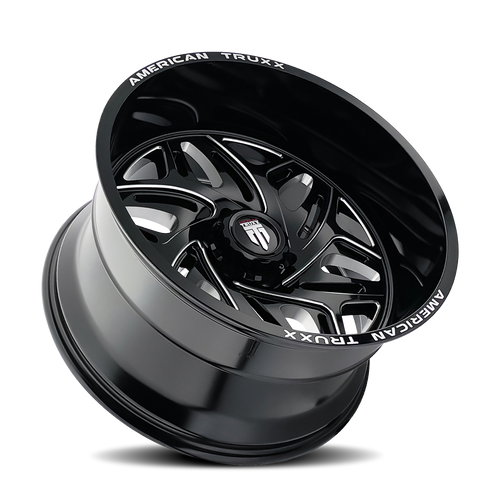 AMERICAN TRUXX EUPHORIA AT1914 BLACK MILLED 20X10 5-127 -19MM 78.1MM