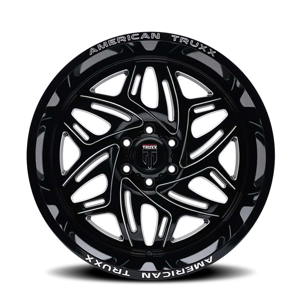 AMERICAN TRUXX EUPHORIA AT1914 BLACK MILLED 20X10 5-127 -19MM 78.1MM