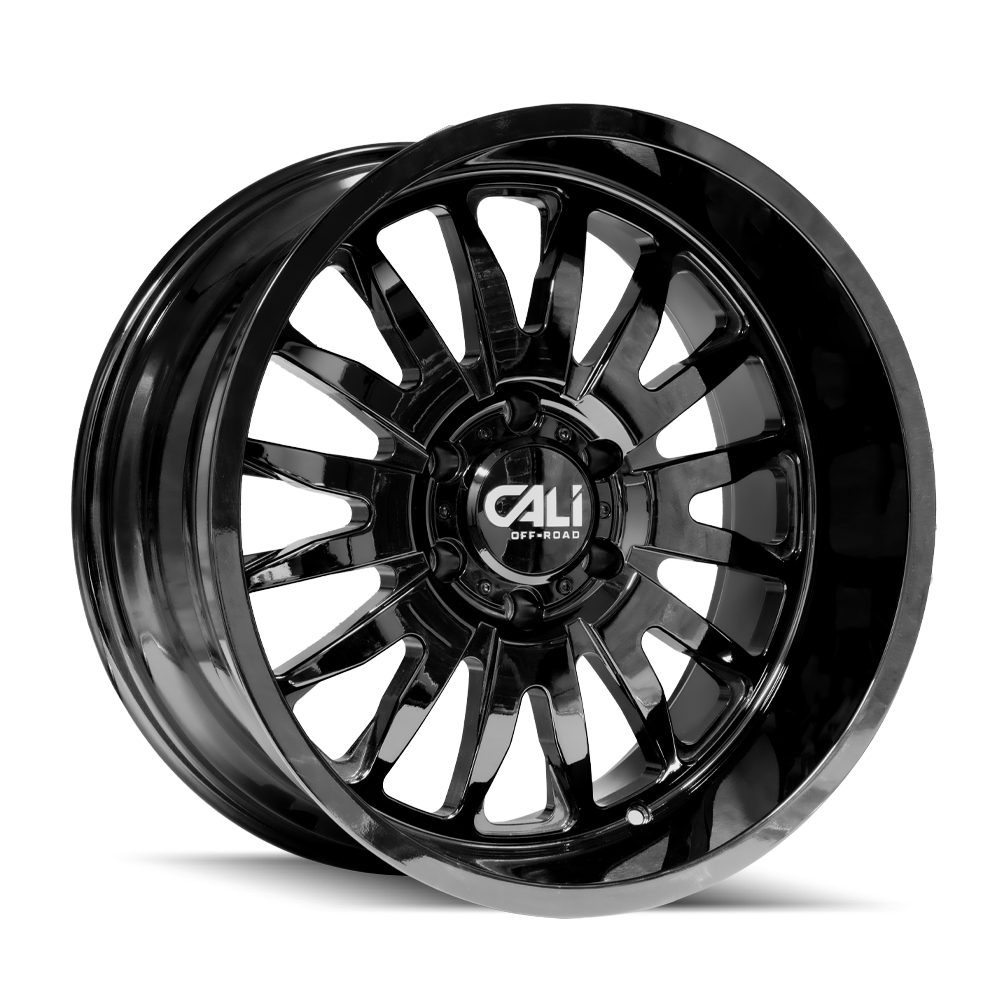 CALI OFF-ROAD SUMMIT 9110 GLOSS BLACK 20X10 8-170 -25MM 125.2MM