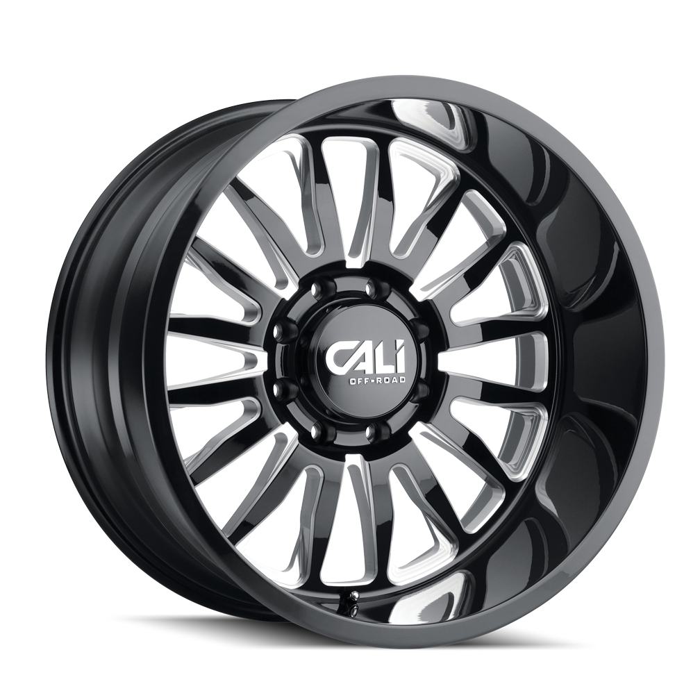 CALI OFF-ROAD SUMMIT 9110 GLOSS BLACK MILLED 26X14 6-139.7 -76MM 106MM