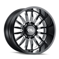 CALI OFF-ROAD SUMMIT 9110 GLOSS BLACK MILLED 22X10 6-135 0MM 87.1MM