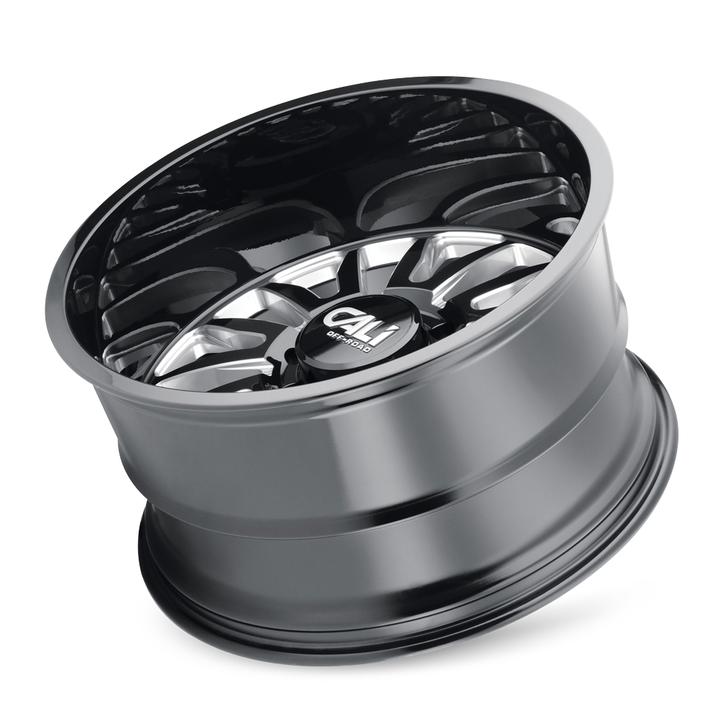 CALI OFF-ROAD SUMMIT 9110 GLOSS BLACK MILLED 26X14 6-139.7 -76MM 106MM