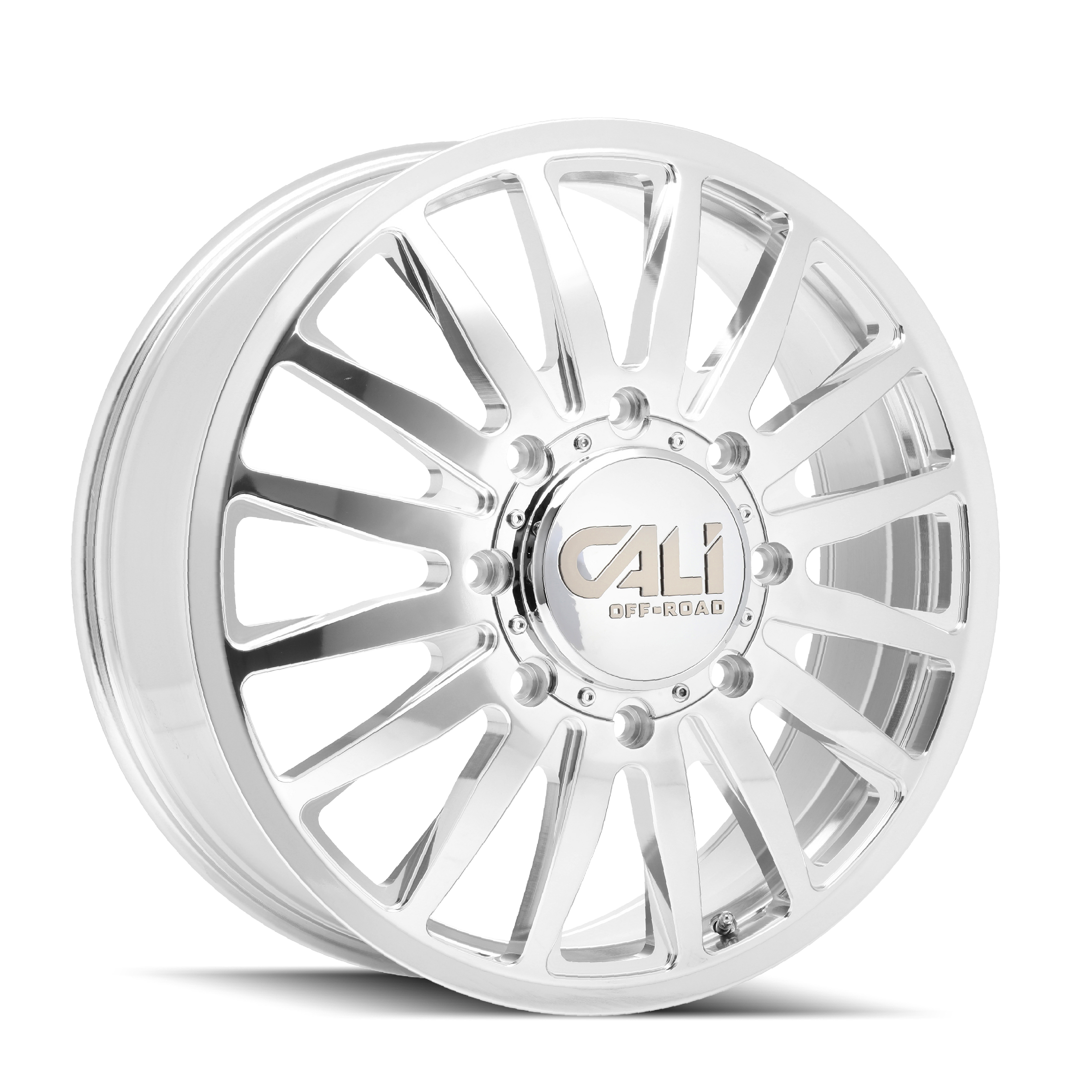 CALI OFF-ROAD SUMMIT DUALLY REAR 9110 POLISHED 22X8.25 8-165.1 -192MM 121.3MM