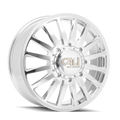 CALI OFF-ROAD SUMMIT DUALLY FRONT 9110 POLISHED 20X8.25 8-210 115MM 154.2MM
