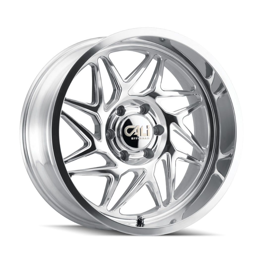CALI OFF-ROAD GEMINI 9112 POLISHED 20X10 5-127 -25MM 71.5MM