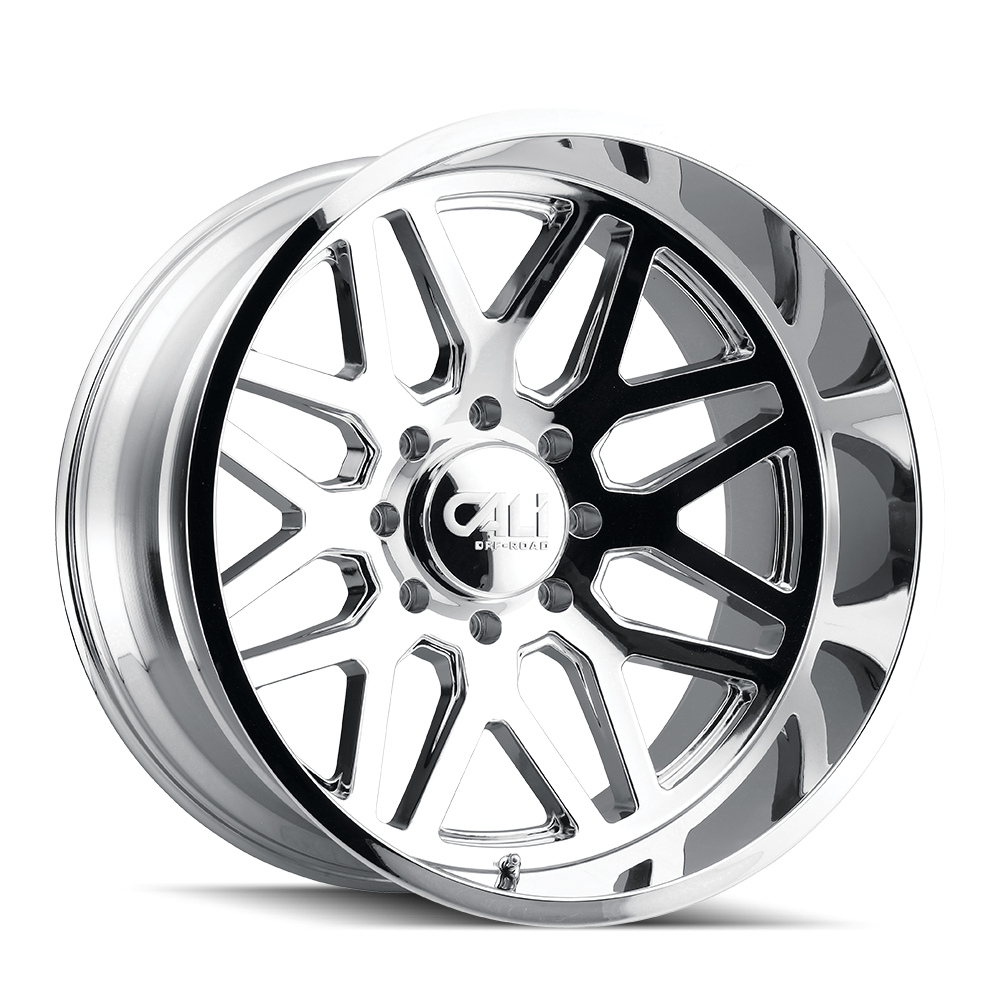 CALI OFF-ROAD INVADER 9115 CHROME 24X14 6-135 -76MM 87.1MM