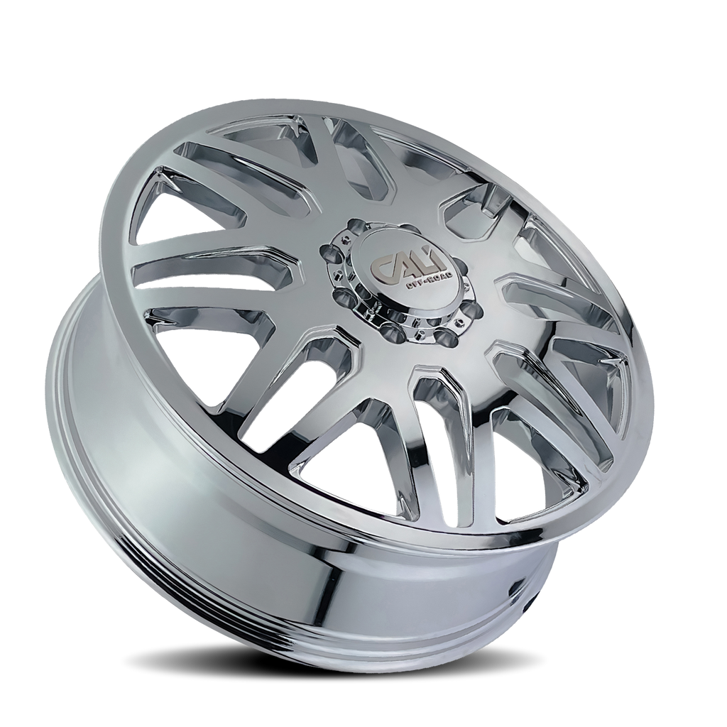 CALI OFF-ROAD-OFFROAD INVADER DUALLY 9115D CHROME 24X8.25 8-200 115MM 142MM