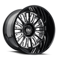 CALI OFF-ROAD VERTEX 9116 BLACK MILLED 20X10 6-135 -25MM 87.1MM