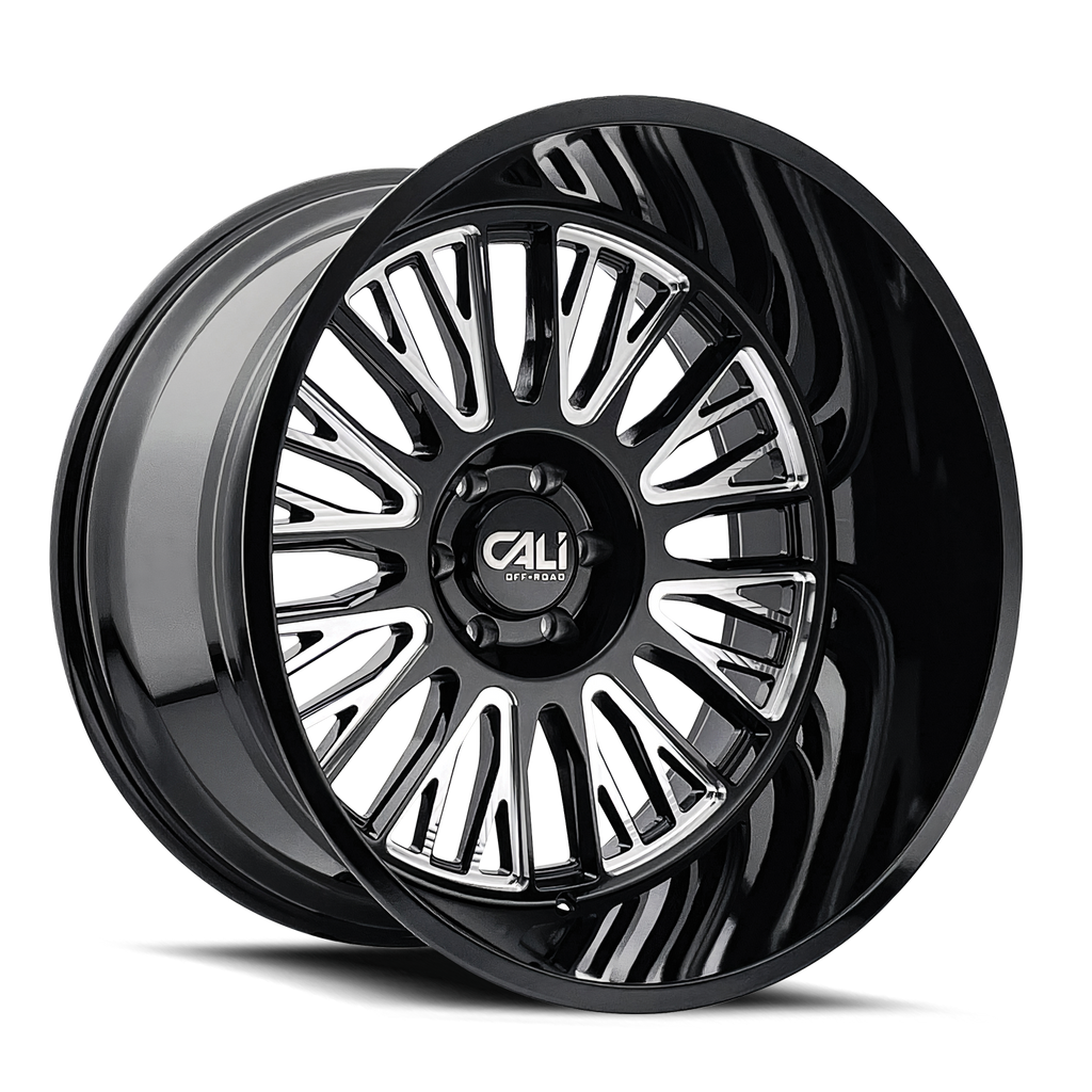 CALI OFF-ROAD VERTEX 9116 BLACK MILLED 22X12 6-135 -44MM 87.1MM