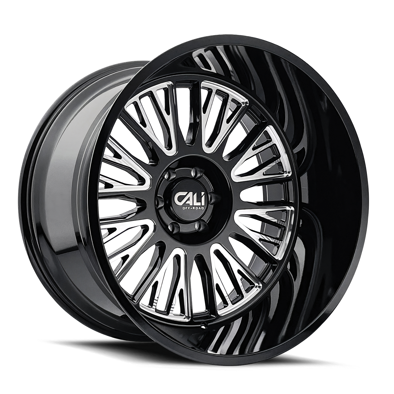 CALI OFF-ROAD VERTEX 9116 BLACK MILLED 20X10 6-135 -25MM 87.1MM