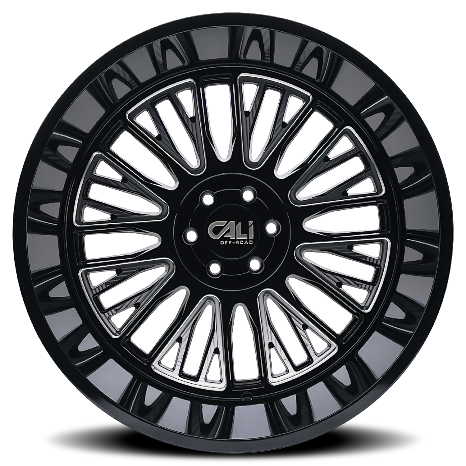 CALI OFF-ROAD VERTEX 9116 BLACK MILLED 26X14 6-139.7 -76MM 106MM