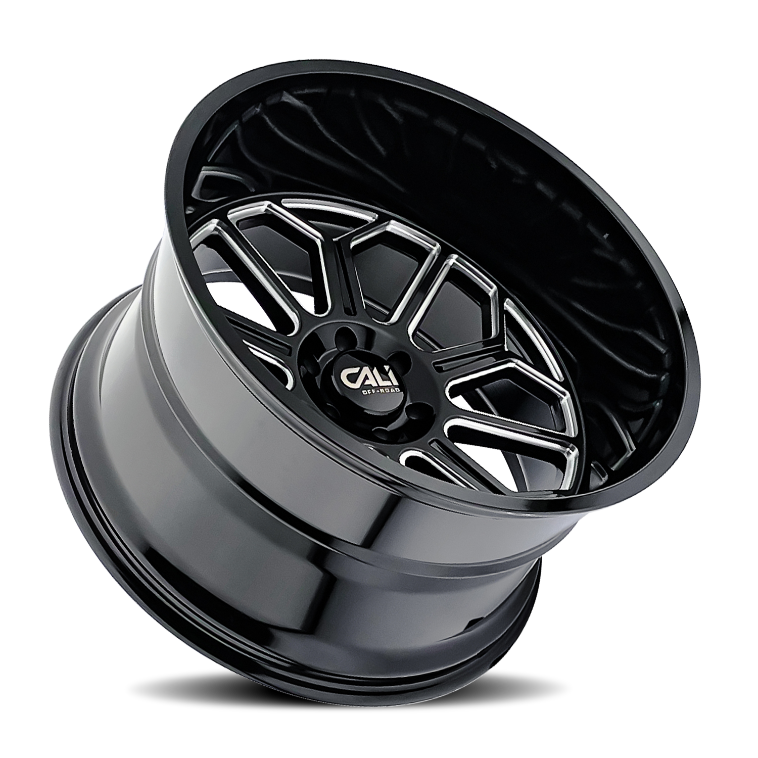 CALI OFF-ROAD AUBURN 9117 GLOSS BLACK MILLED 22X12 6-139.7 -51MM 106MM