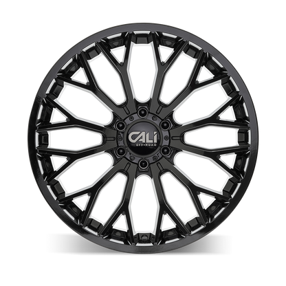 CALI OFF-ROAD EVOKE 9119 GLOSS BLACK 22X10 6-139.7 -19MM 106MM