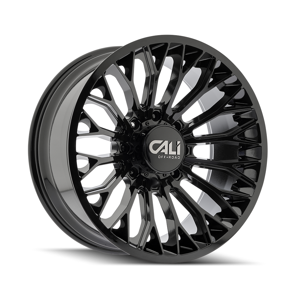 CALI OFF-ROAD EVOKE 9119 GLOSS BLACK 22X10 8-165.1 -19MM 125.2MM