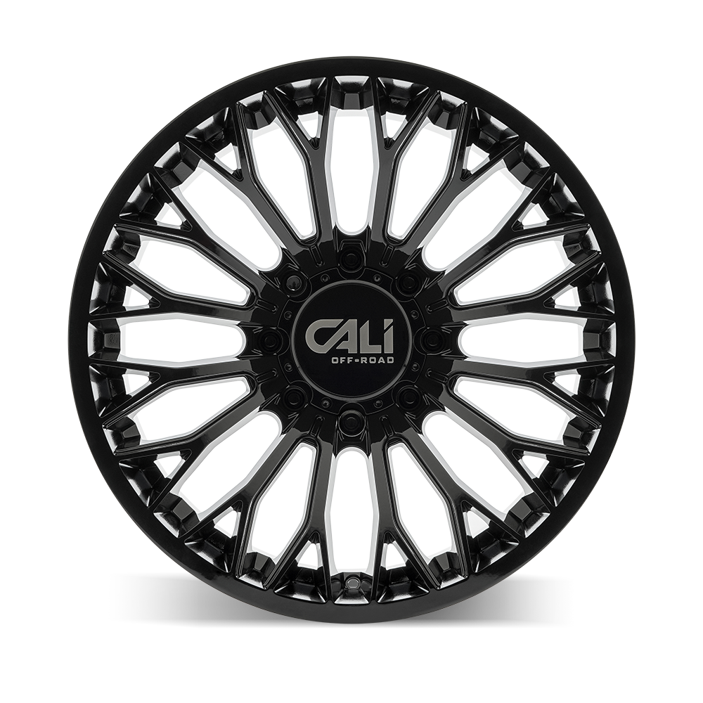 CALI OFF-ROAD EVOKE 9119 GLOSS BLACK 22X10 8-165.1 -19MM 125.2MM