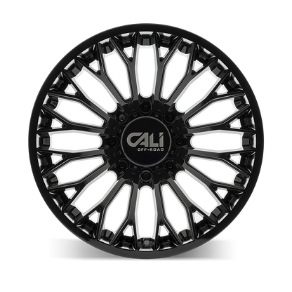 CALI OFF-ROAD EVOKE 9119 GLOSS BLACK 22X10 8-180 -19MM 124.1MM