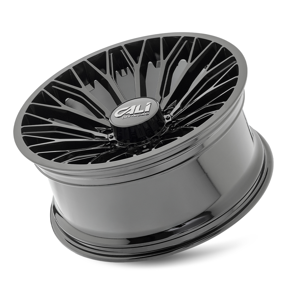 CALI OFF-ROAD EVOKE 9119 GLOSS BLACK 22X10 8-165.1 -19MM 125.2MM
