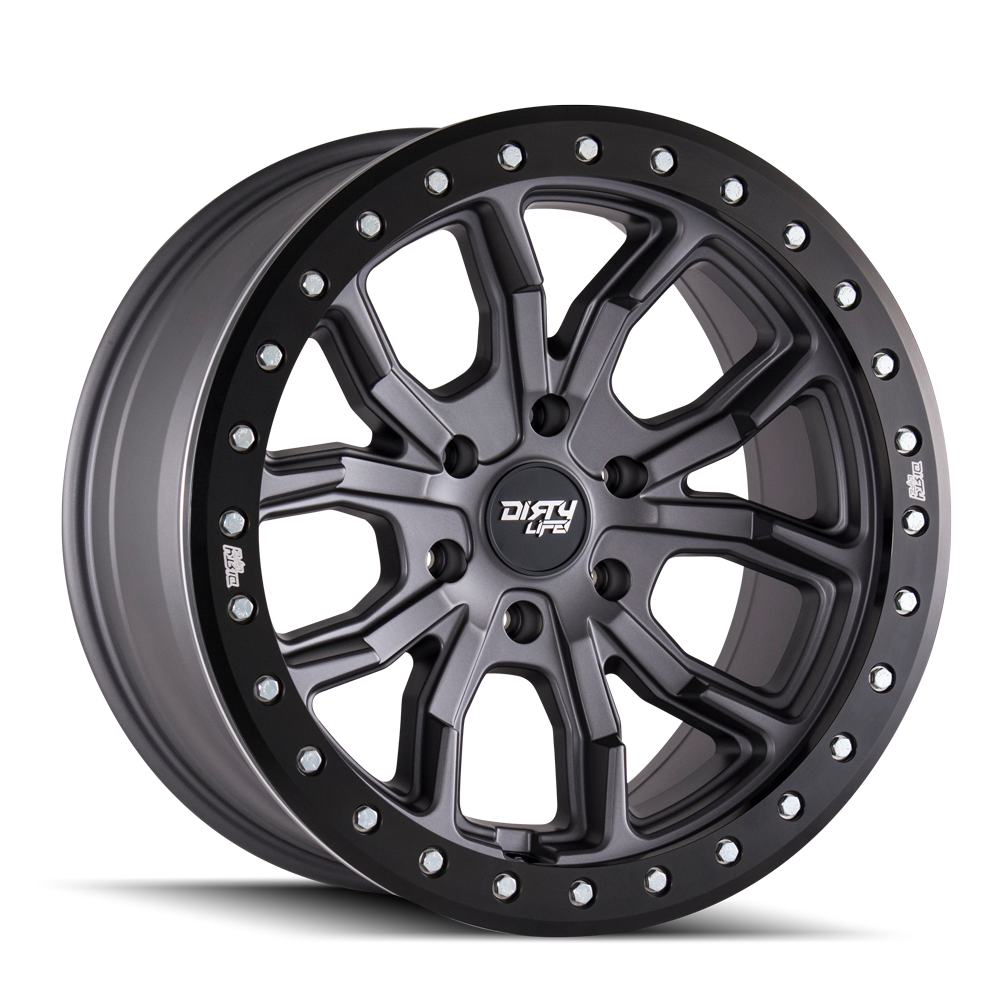 DIRTY LIFE DT-1 9303 SATIN GUNMETAL 17X9 6-139.7  -12MM 106MM