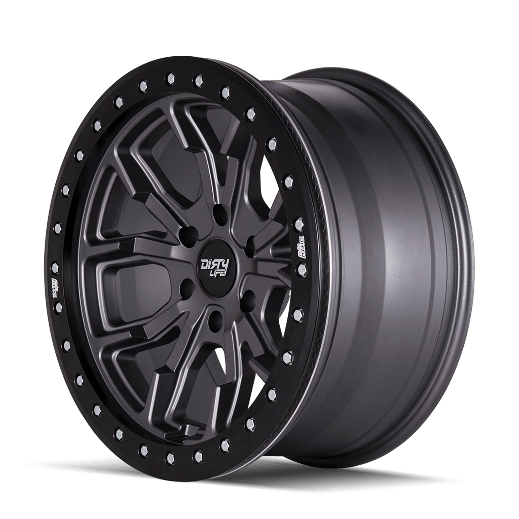 DIRTY LIFE DT-1 9303 SATIN GUNMETAL 17X9 6-139.7  -12MM 106MM