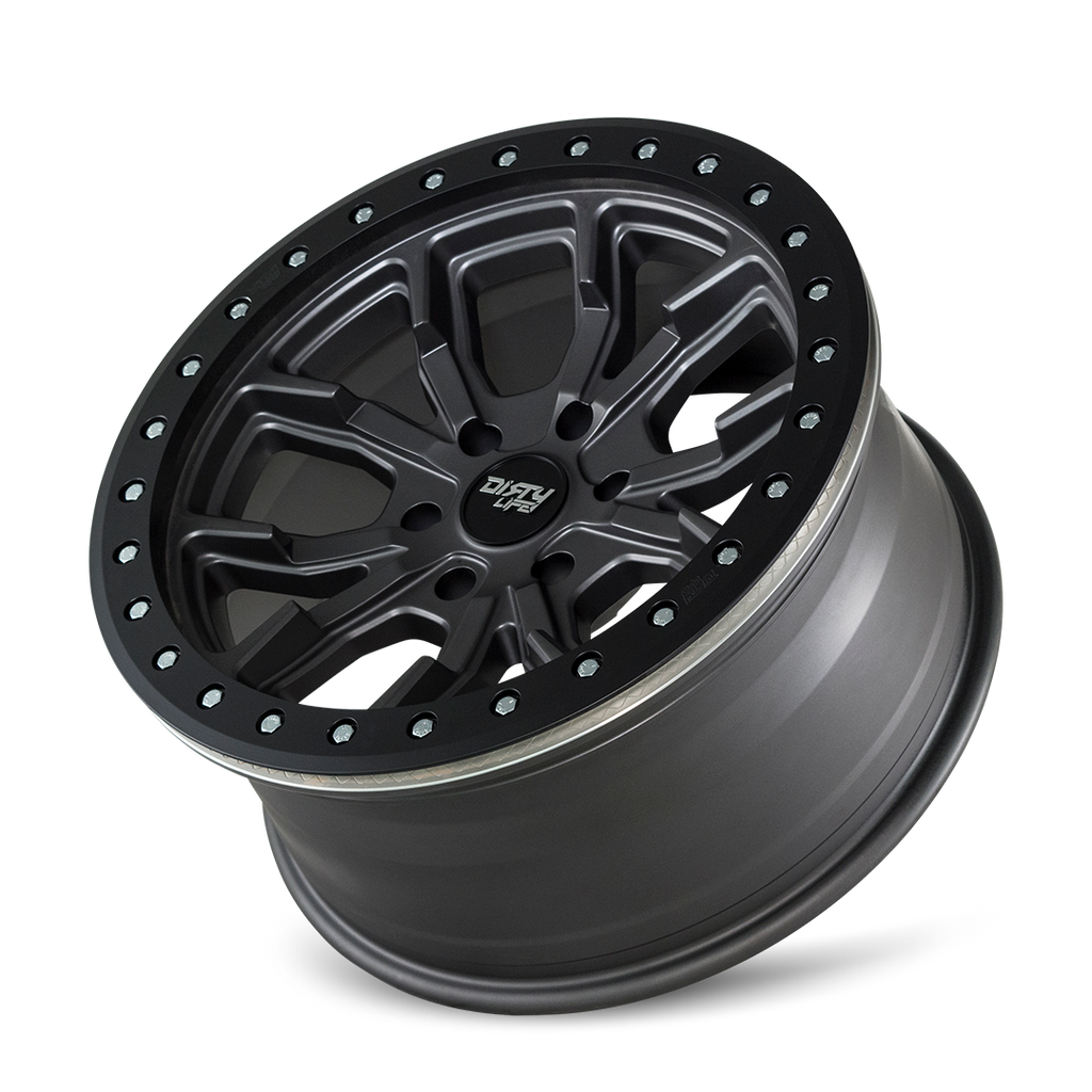 DIRTY LIFE DT-1 9303 SATIN GUNMETAL 17X9 5-127  -12MM 78.1MM