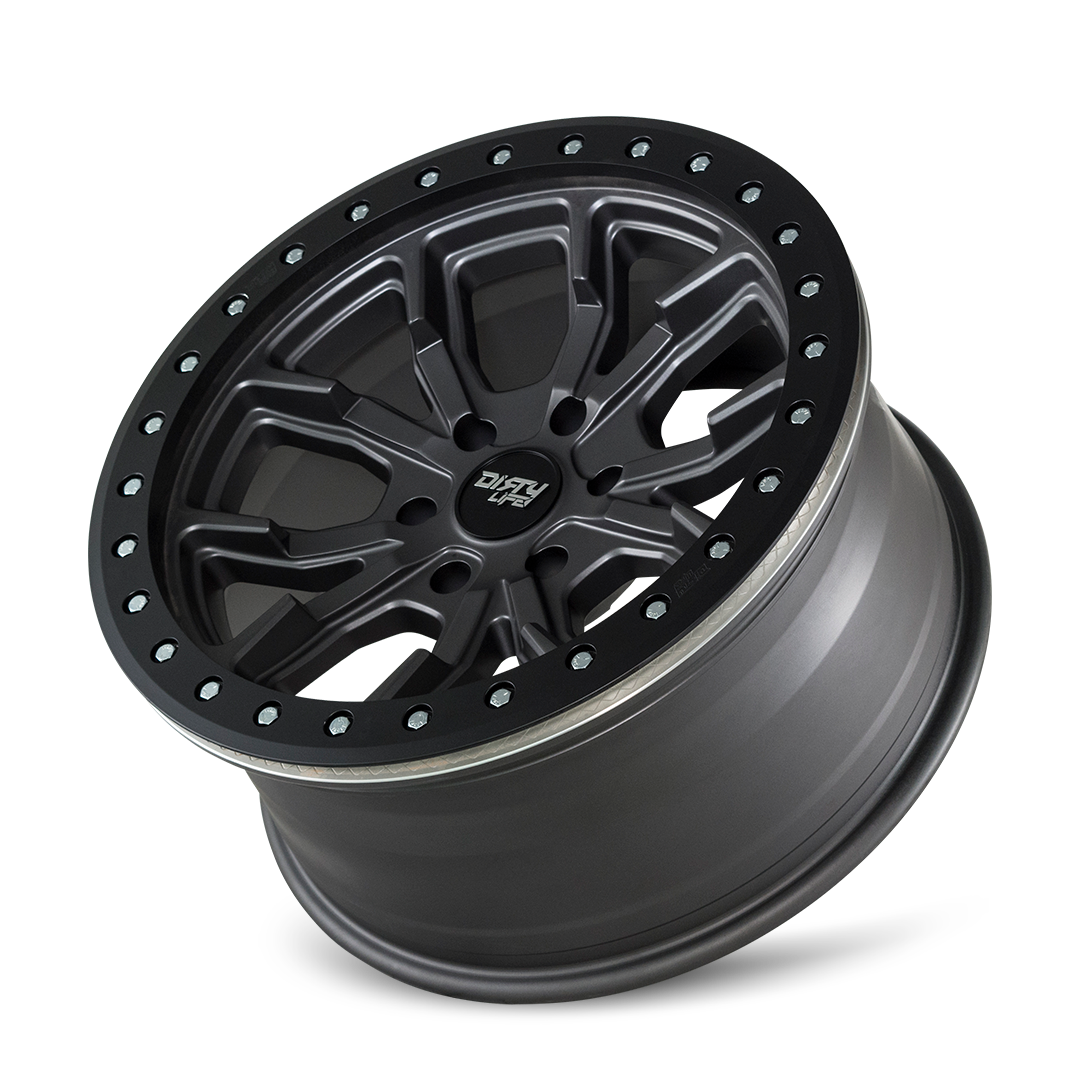 DIRTY LIFE DT-1 9303 SATIN GUNMETAL 17X9 6-139.7  -12MM 106MM