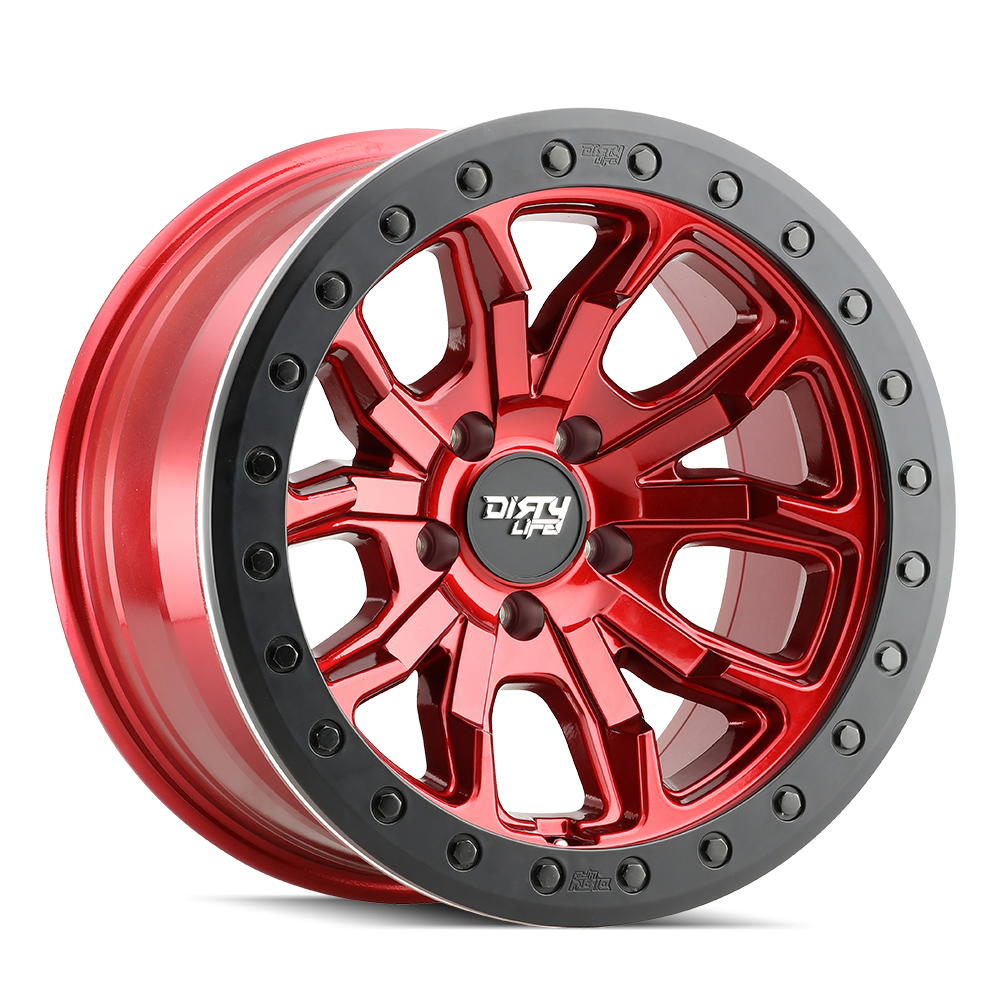 DIRTY LIFE DT-1 9303 CRIMSON CANDY RED 17X9 5-127 -12MM 78.1MM