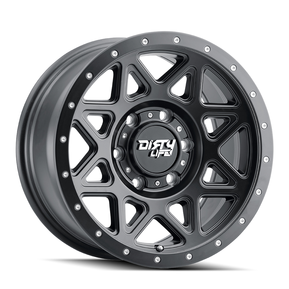 DIRTY LIFE THEORY 9305 SATIN BLACK 16X8 6-120 0MM 66.9MM