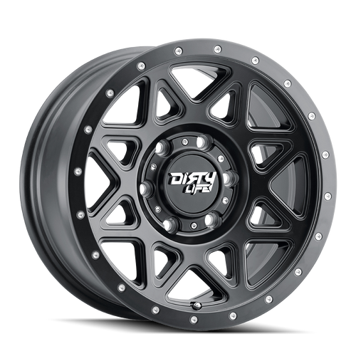DIRTY LIFE THEORY 9305 SATIN BLACK 16X8 6-120 0MM 66.9MM
