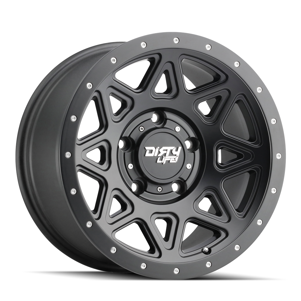 DIRTY LIFE THEORY 9305 SATIN BLACK 16X8 6-120 0MM 66.9MM